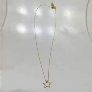 Madewell gold star necklace!